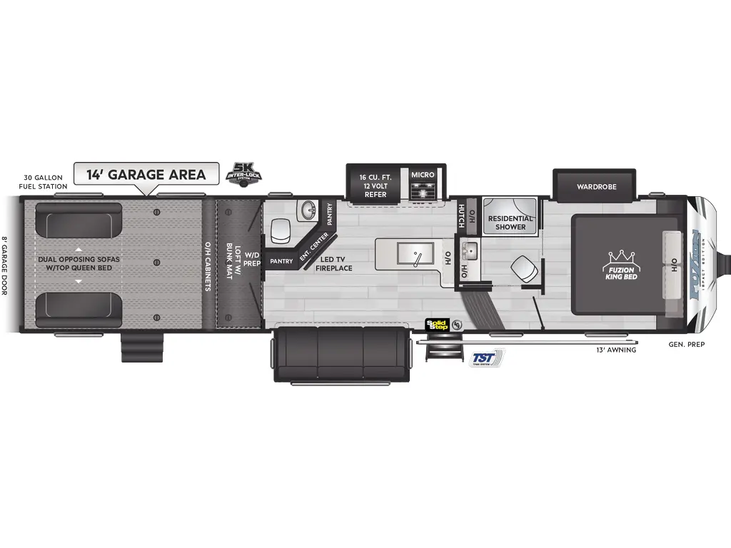 2025 Keystone RV Fuzion Impact Edition 367