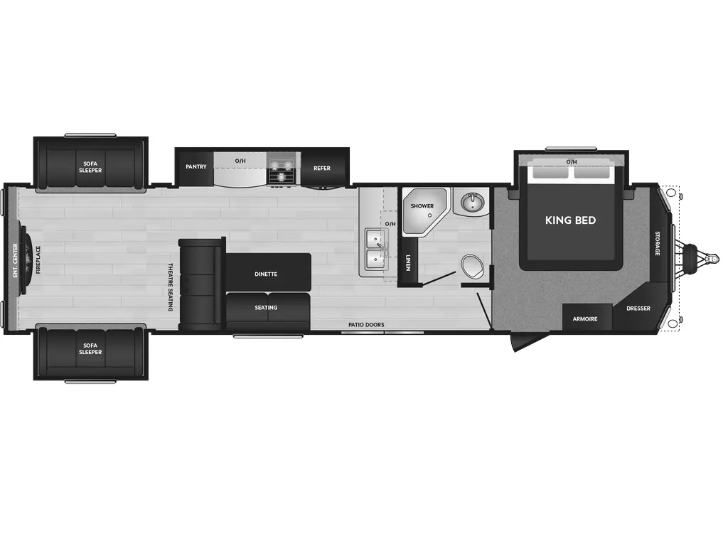 2025 Keystone RV Residence 401RDEN