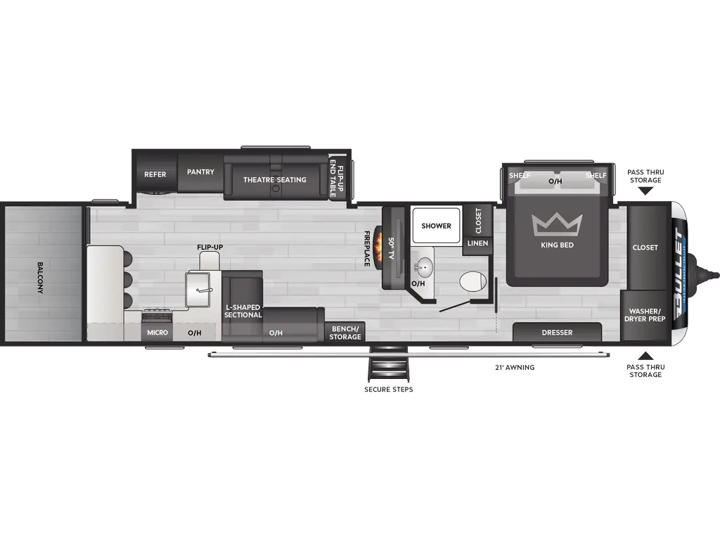 2025 Keystone RV Bullet Premium 336BBK
