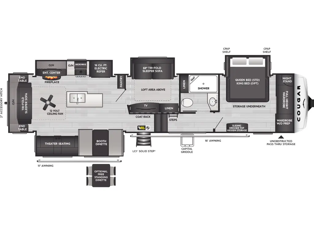 2025 Keystone RV Cougar 368MBI