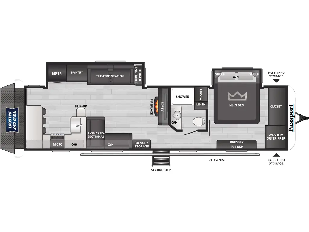 2025 Keystone RV Passport 3360BK