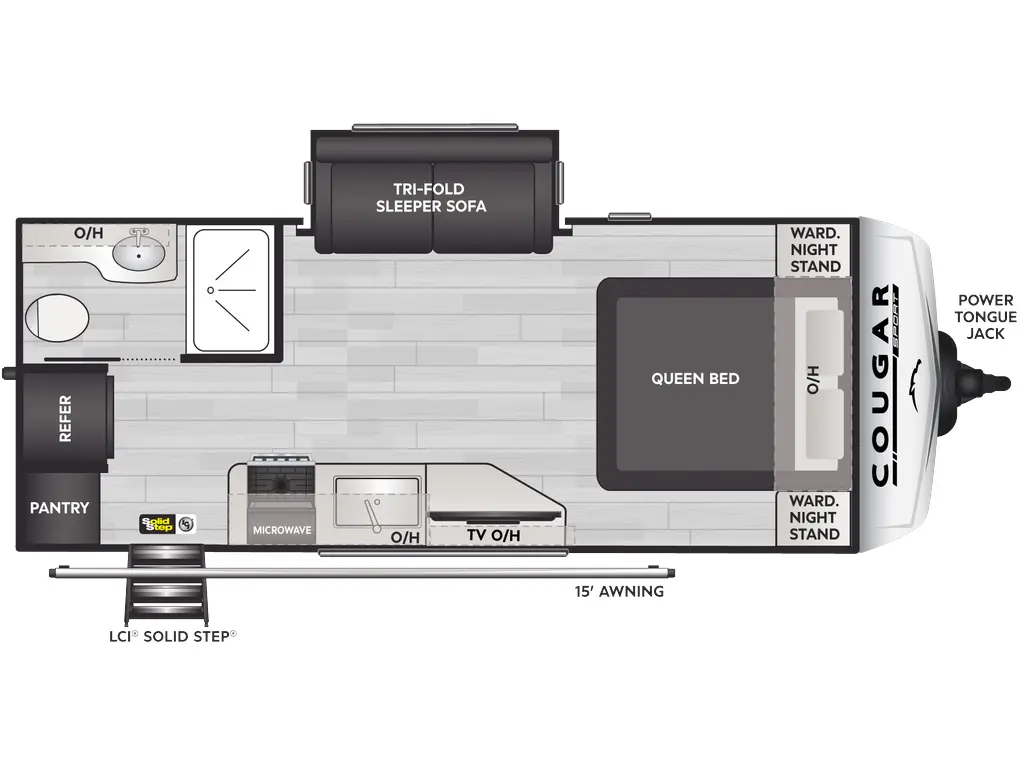 2025 Keystone RV Cougar Half-Ton 1900RBWE