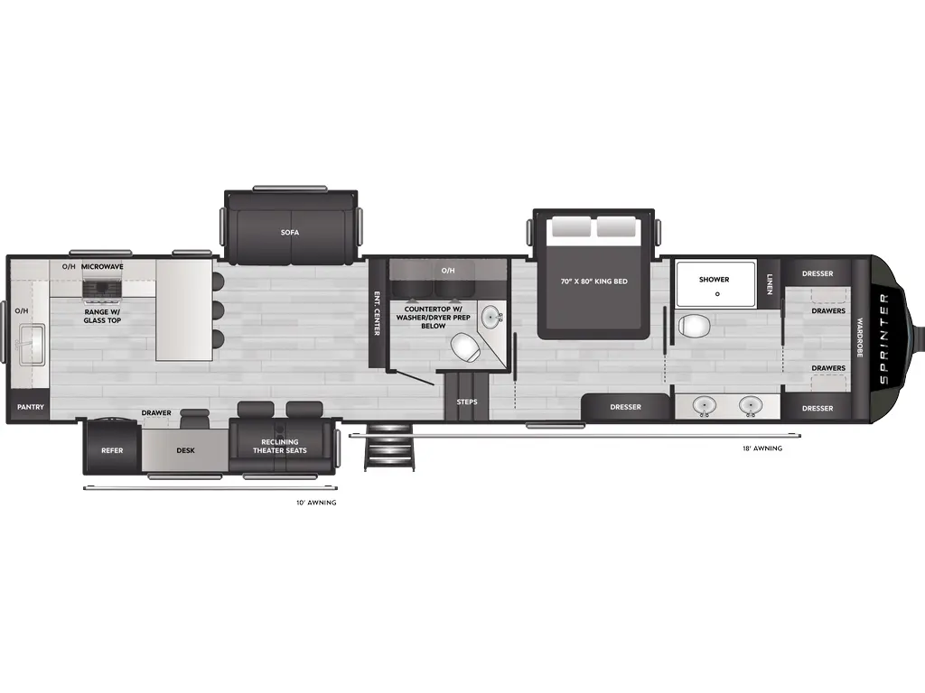 2025 Keystone RV Sprinter 3840LRK