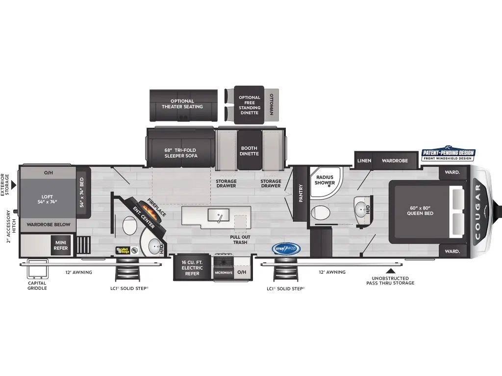 2025 Keystone RV Cougar 364BHL