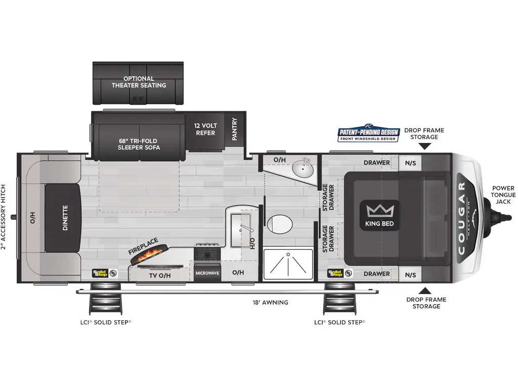 2025 Keystone RV Cougar Half-Ton 25RDS