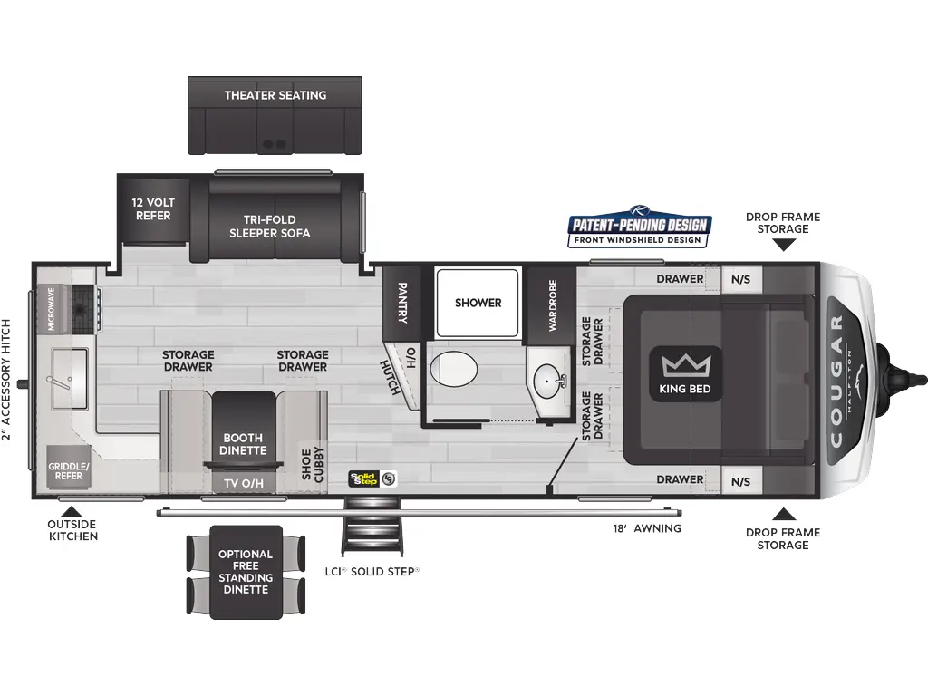 2025 Keystone RV Cougar Half-Ton 25MLE