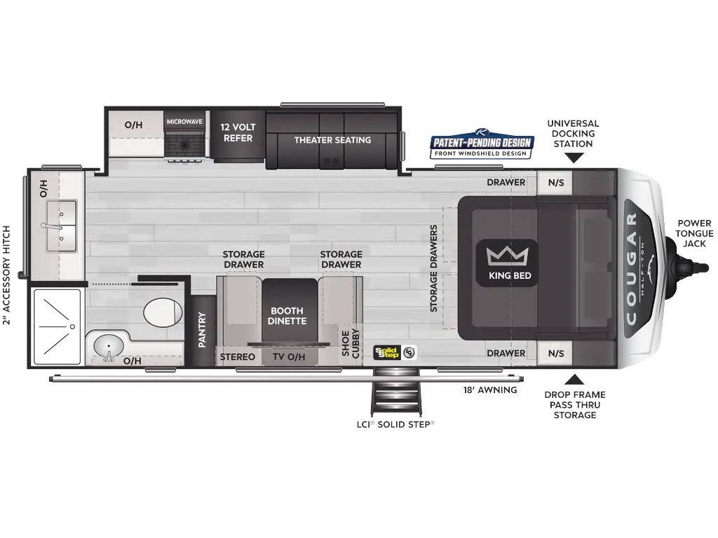 2025 Keystone RV Cougar Half-Ton 22MLSWE