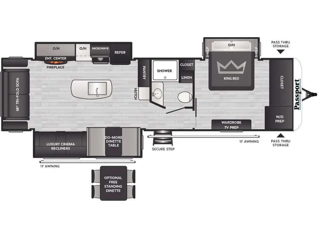2025 Keystone RV Passport 3100RE