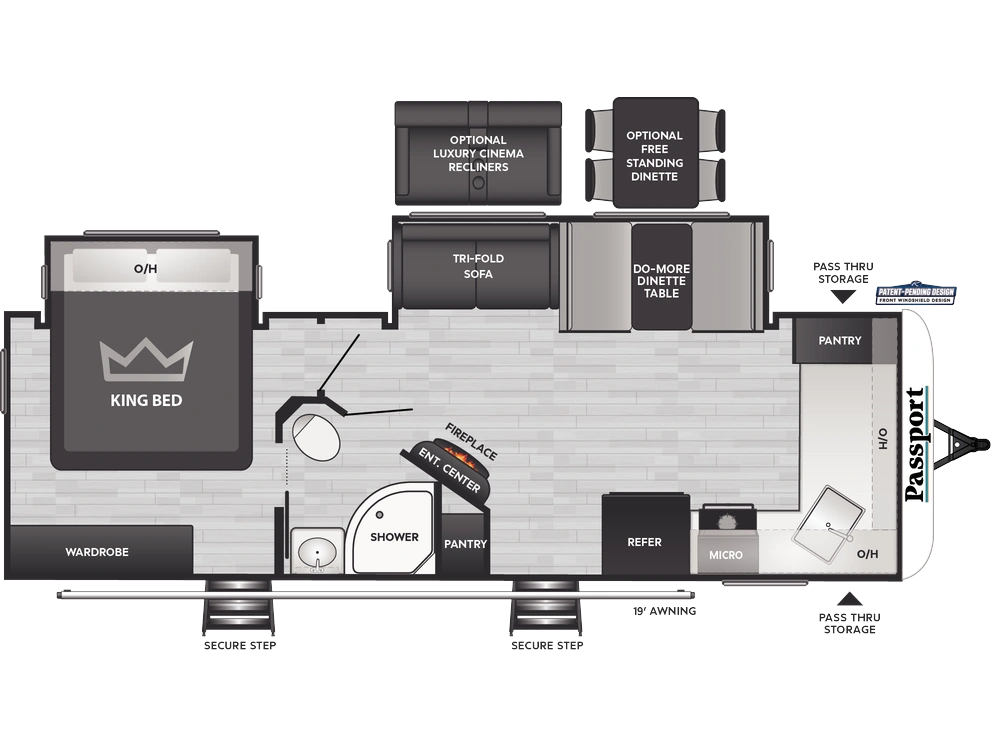Keystone RV Passport Passport 2600FK 2025 alt