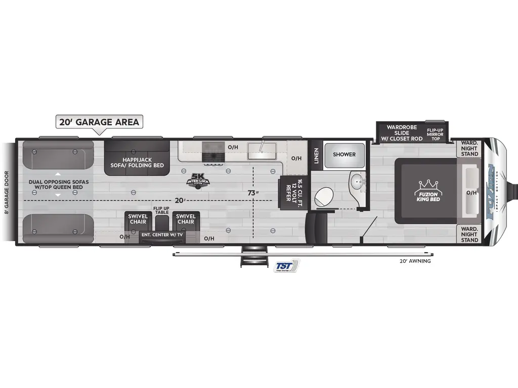 2025 Keystone RV Fuzion Impact Edition 3120