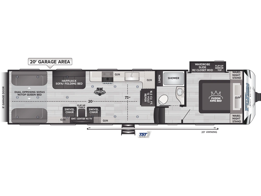 2025 Keystone RV Fuzion Impact Edition Fuzion Impact Edition 3120 alt