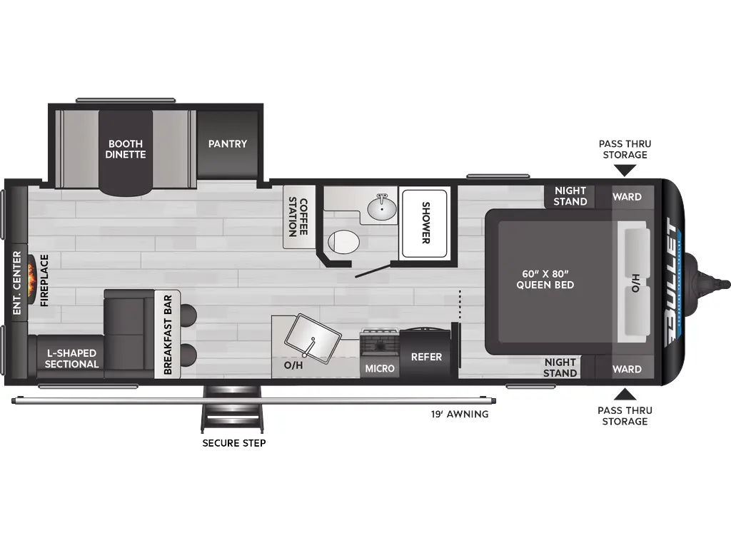 2025 Keystone RV Bullet Crossfire 266RLS
