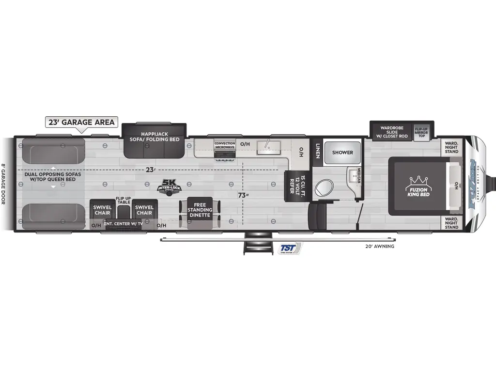 2025 Keystone RV Fuzion Impact Edition 3423
