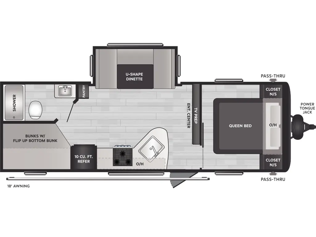 2025 Keystone RV Hideout Sport Double 241DBWE