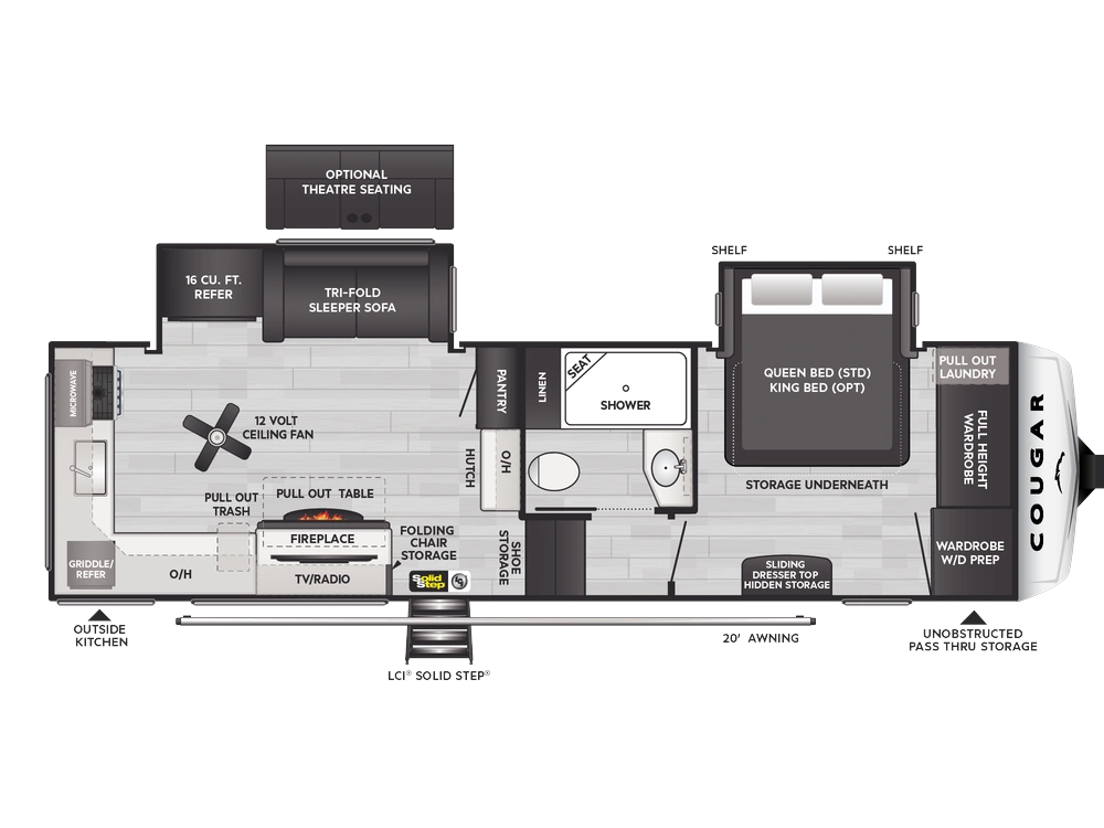 Keystone RV Cougar Cougar 260MLE 2025 alt