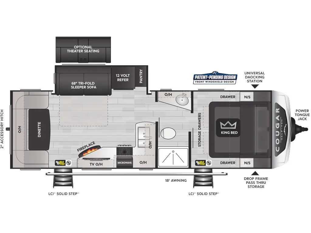 2025 Keystone RV Cougar Half-Ton 25RDSWE