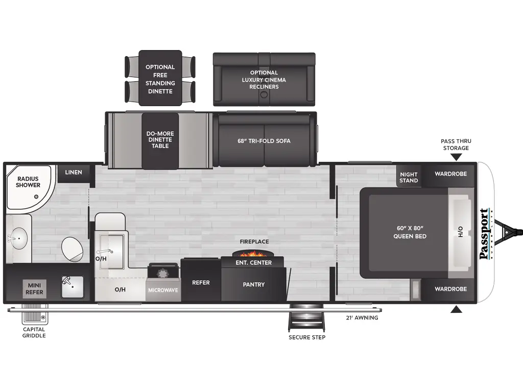 2025 Keystone RV Passport Super Lite 2605RBWE