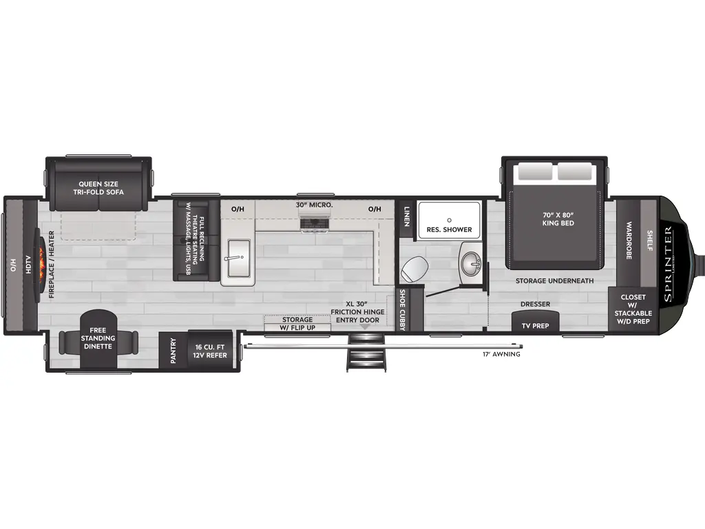 2025 Keystone RV Sprinter 3520RDS