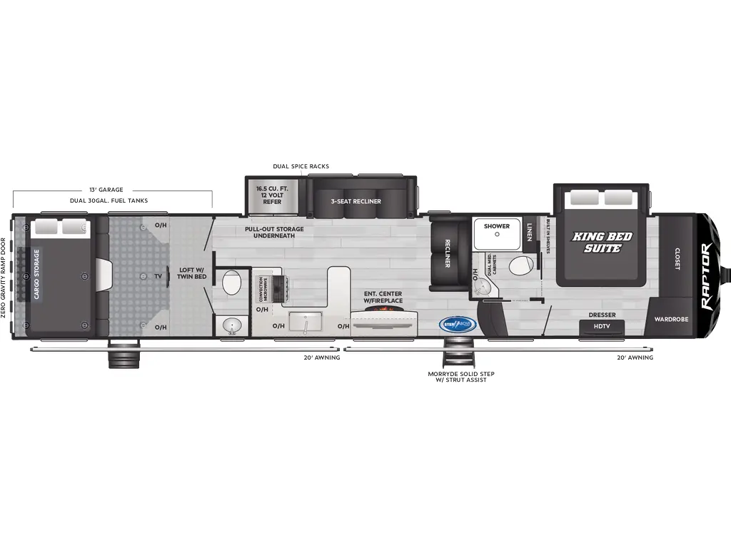 2025 Keystone RV Raptor 424