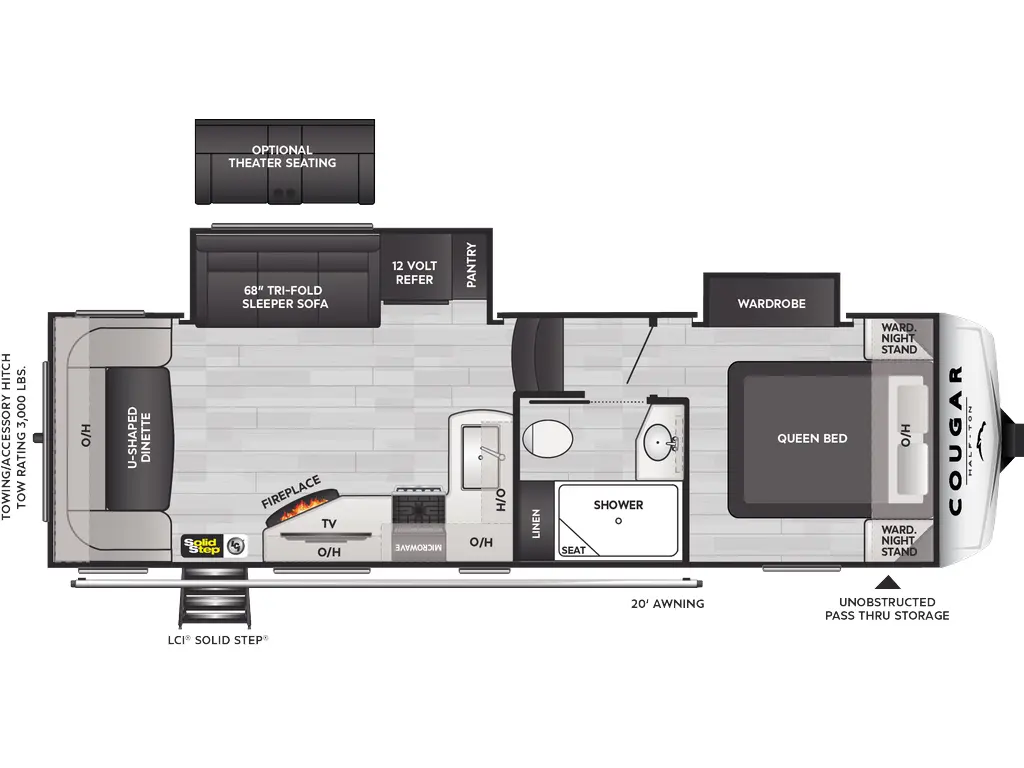 2025 Keystone RV Cougar Half-Ton 24RDS