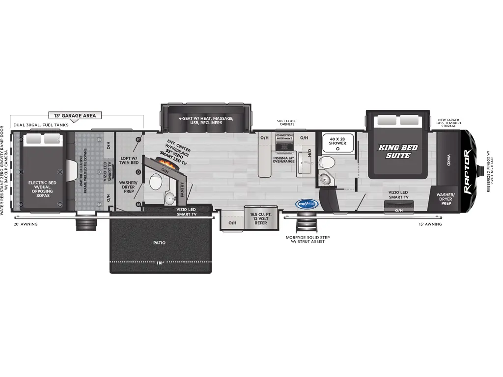 2025 Keystone RV Raptor 429