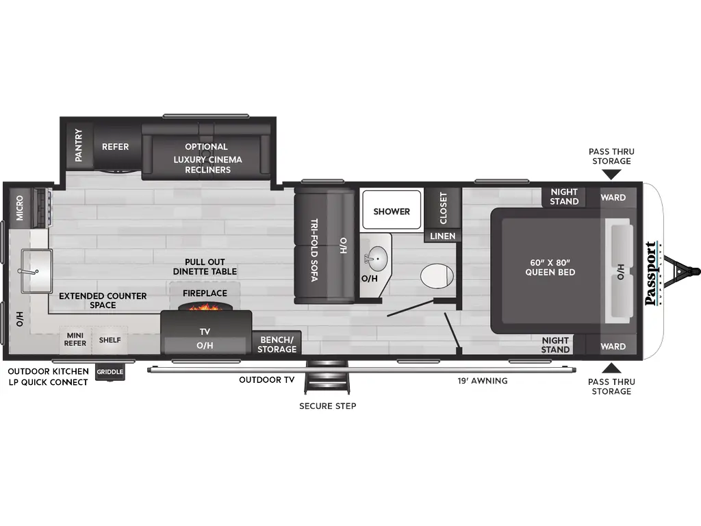 2025 Keystone RV Passport Super Lite 2700RK