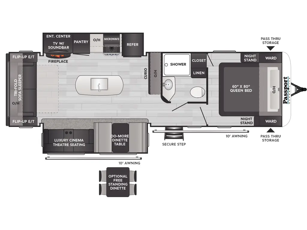 2025 Keystone RV Passport Super Lite 2870RLWE