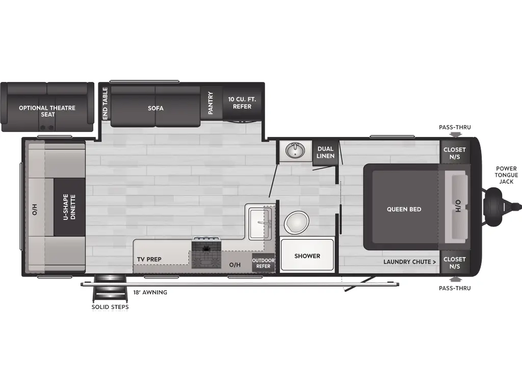 2025 Keystone RV Hideout 25RDSWE