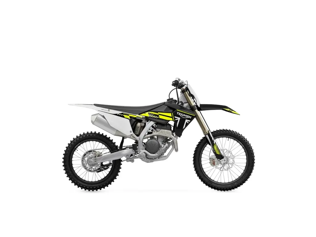 2025 Triumph Tf 250-X Triumph Racing Yellow / Black / White