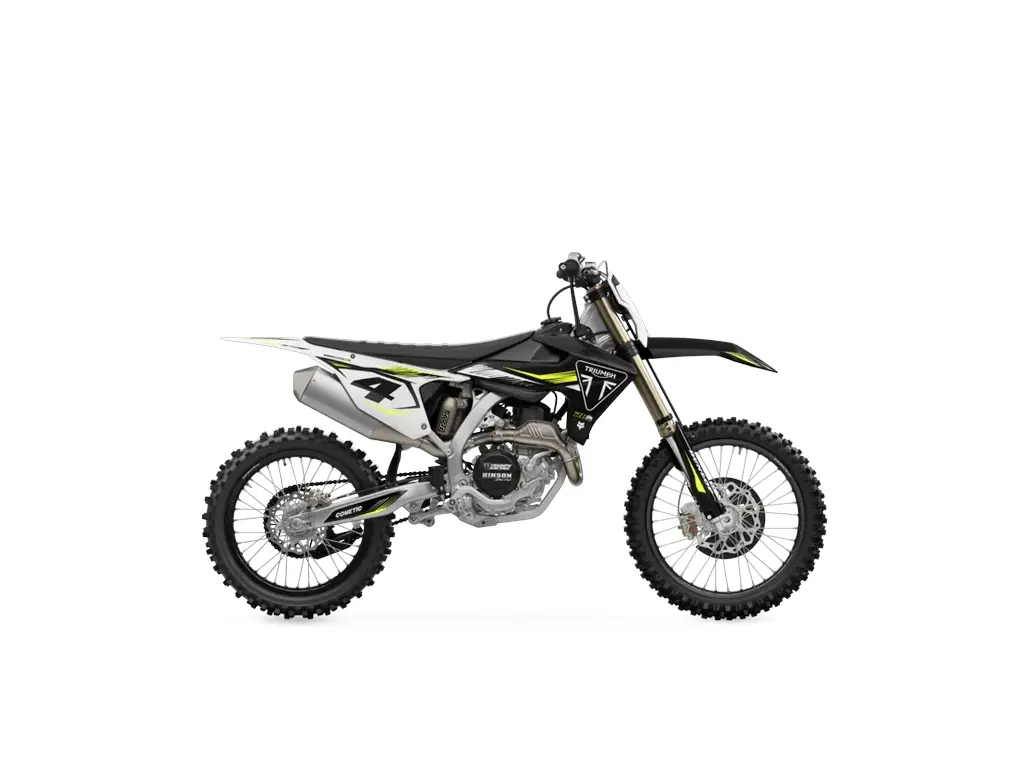 2025 Triumph Tf 450-Rc Edition Jet Black / Pure White