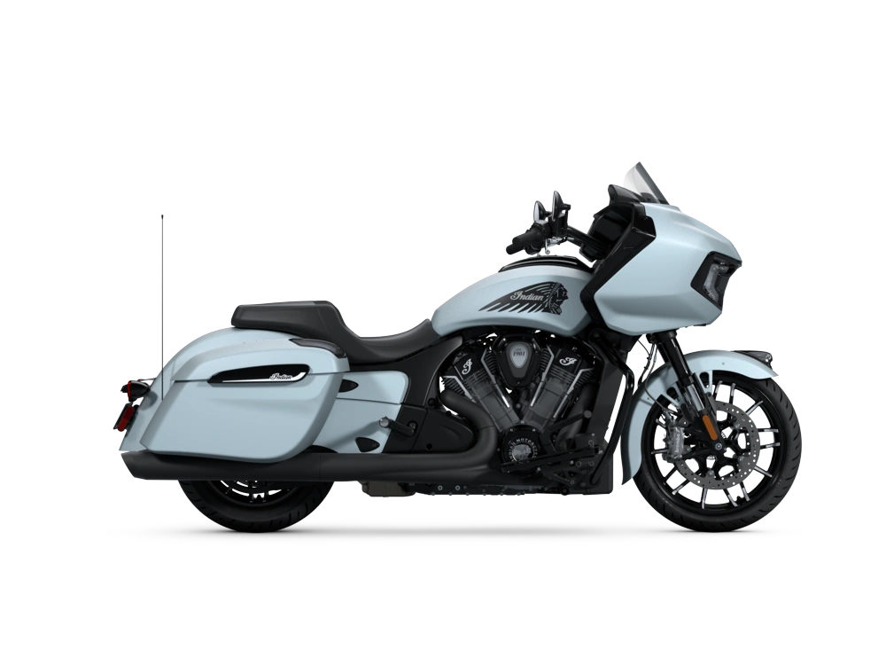 2025 Indian Motorcycle Indian Challenger Dark Horse Indian Challenger Dark Horse 112 with PowerBand Audio Package Frost Silver Smoke alt