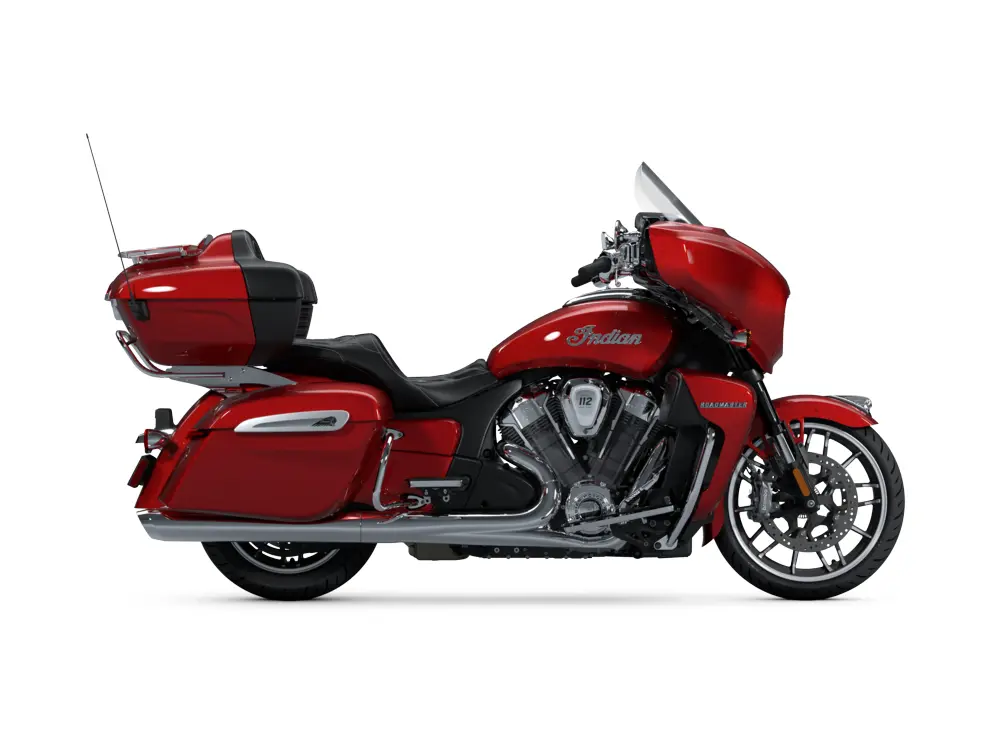 Indian Motorcycle Roadmaster PowerPlus Limited with 112 Sunset Red Metallic 2025