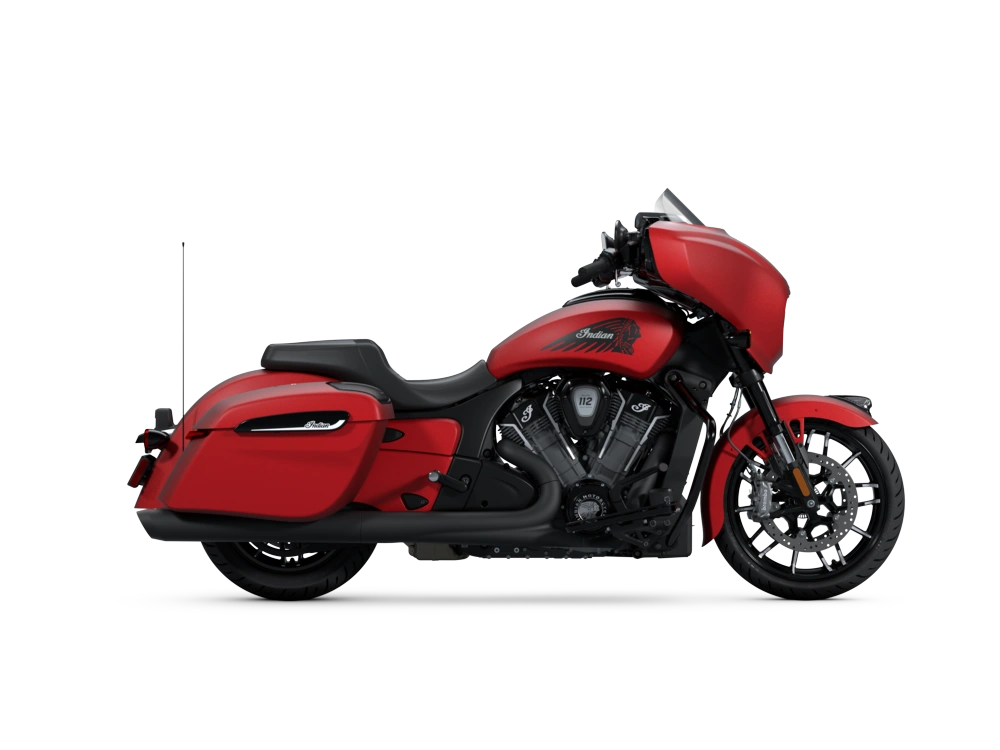 Indian Motorcycle Chieftain PowerPlus Dark Horse Chieftain PowerPlus Dark Horse with 112 and PowerBand Audio Package Sunset Red Smoke 2025 alt