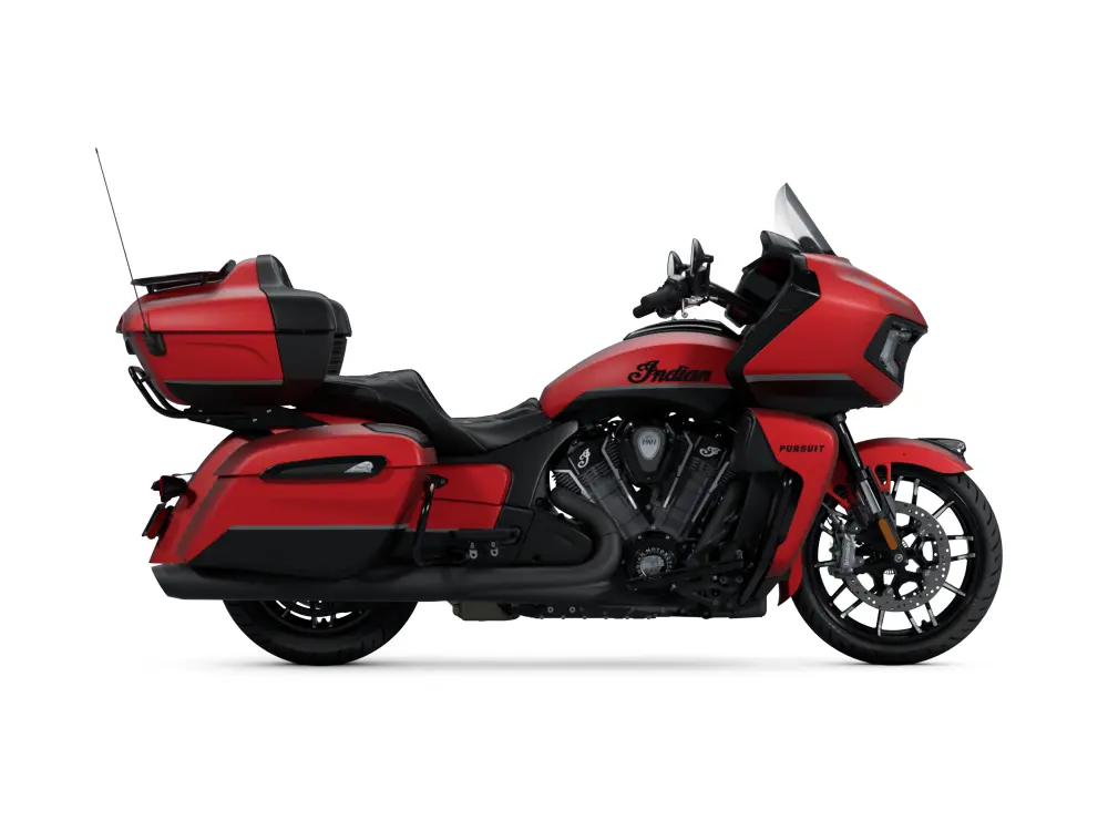 Indian Motorcycle Indian Pursuit Dark Horse with Powerband Audio Package Sunset Red Smoke with Black Smoke 2025