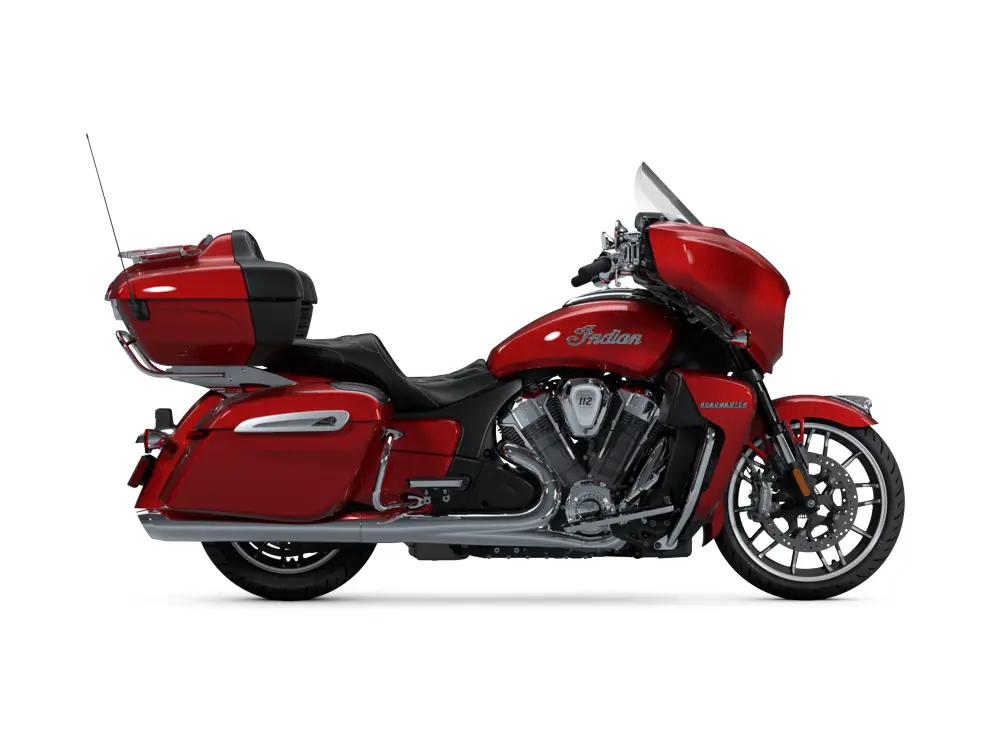2025 Indian Motorcycle Roadmaster PowerPlus Limited with 112 and PowerBand Audio Package Sunset Red Metallic