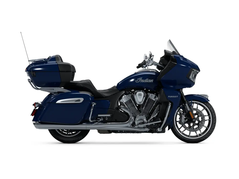 2025 Indian Motorcycle Indian Pursuit Limited with Powerband Audio Package Springfield Blue