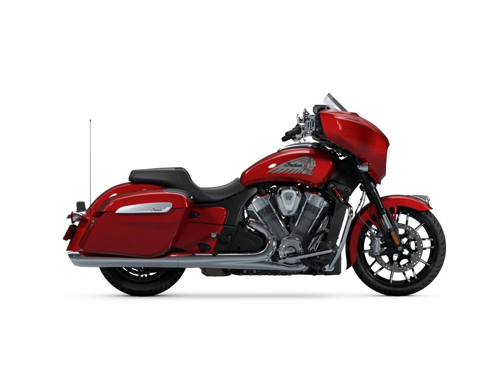 Indian Motorcycle Chieftain PowerPlus Limited Chieftain PowerPlus Limited with 112 and PowerBand Audio Package Sunset Red Metallic 2025 alt