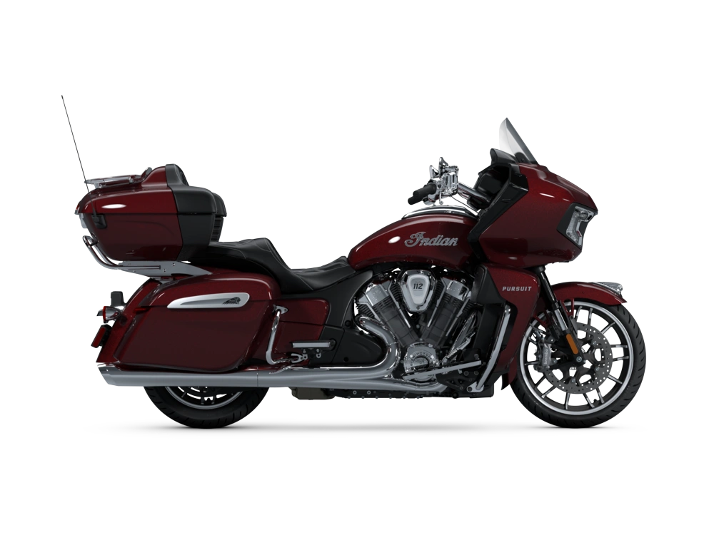 Indian Motorcycle Indian Pursuit Limited Indian Pursuit Limited with 112 Maroon Metallic 2025 alt