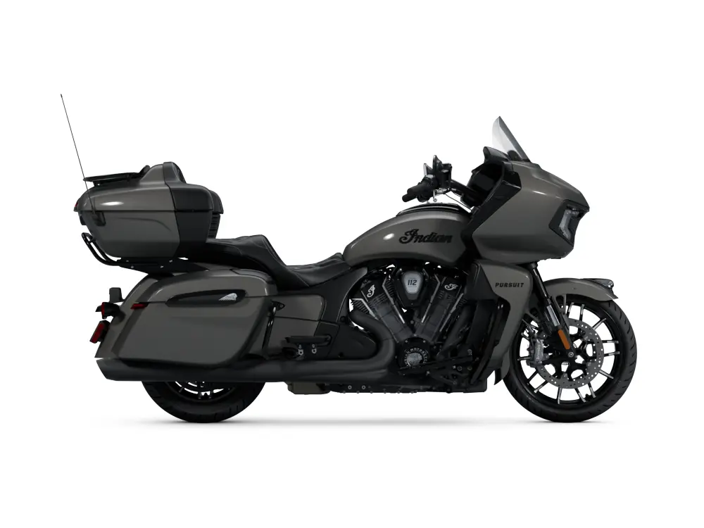 2025 Indian Motorcycle Indian Pursuit Dark Horse with 112 and Powerband Audio Package Heavy Metal