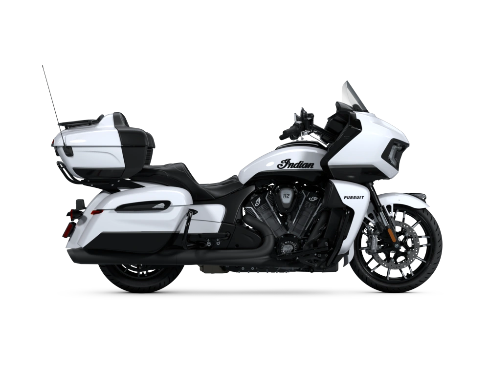 2025 Indian Motorcycle Indian Pursuit Dark Horse Indian Pursuit Dark Horse with 112 Ghost White Metallic Crystal with Black Vivid Crystal alt