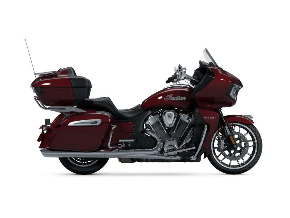Indian Motorcycle Indian Pursuit Limited with 112 and Powerband Audio Package Maroon Metallic 2025