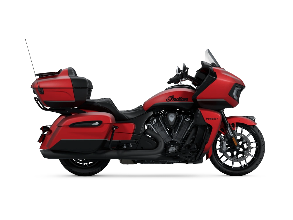 2025 Indian Motorcycle Indian Pursuit Dark Horse Indian Pursuit Dark Horse Sunset Red Smoke with Black Smoke alt