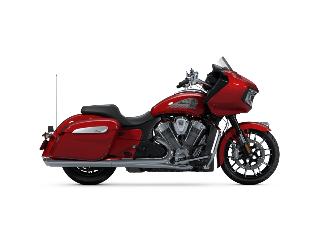 2025 Indian Motorcycle Indian Challenger Limited Indian Challenger Limited with 112 Sunset Red Metallic alt