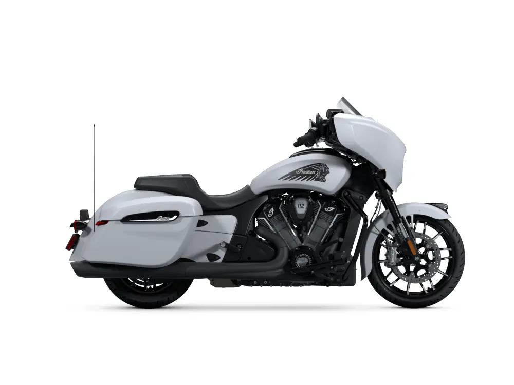 2025 Indian Motorcycle Chieftain PowerPlus Dark Horse with 112 Ghost White Metallic Smoke