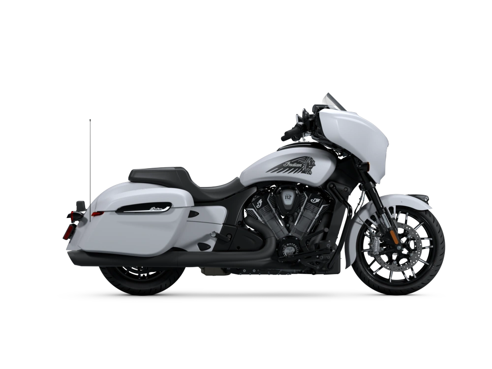 2025 Indian Motorcycle Chieftain PowerPlus Dark Horse Chieftain PowerPlus Dark Horse with 112 Ghost White Metallic Smoke alt