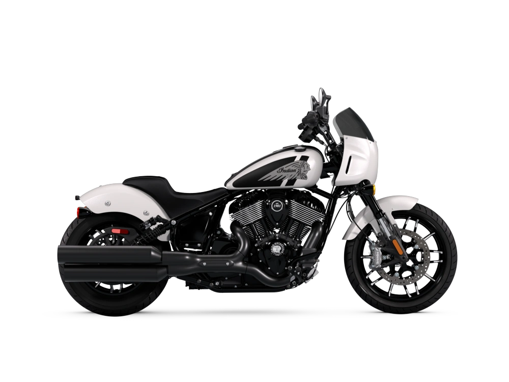 Indian Motorcycle Indian Sport Chief Indian Sport Chief Ghost White Metallic Smoke 2025 alt