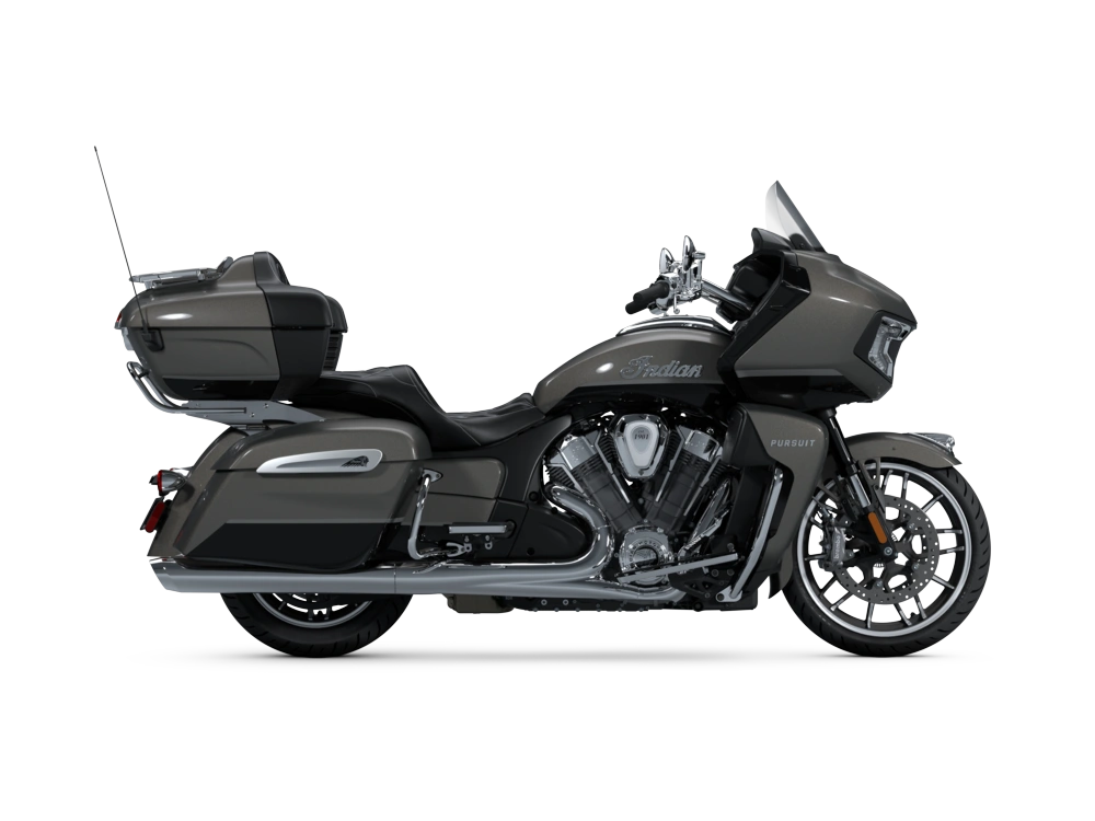 2025 Indian Motorcycle Indian Pursuit Limited Indian Pursuit Limited Heavy Metal with Black Metallic alt