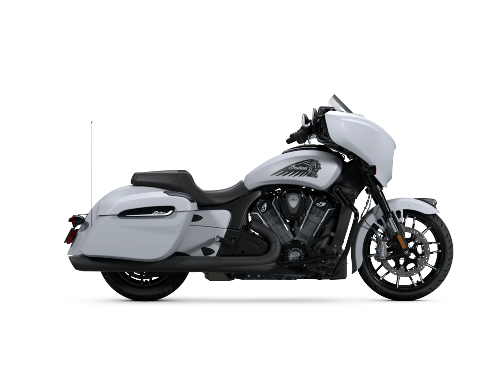 Indian Motorcycle Chieftain PowerPlus Dark Horse Chieftain PowerPlus Dark Horse with PowerBand Audio Ghost White Met. Smoke 2025 alt