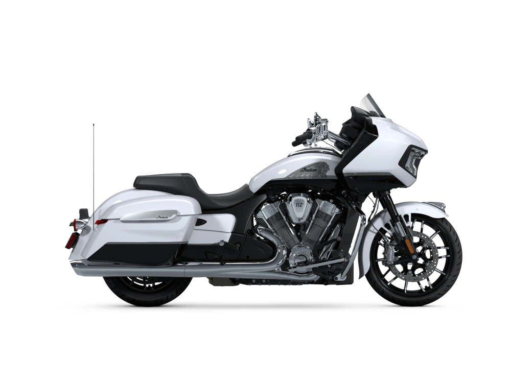 Indian Motorcycle Indian Challenger Limited Indian Challenger Limited with 112 Ghost White Metallic with Black Metallic 2025 alt