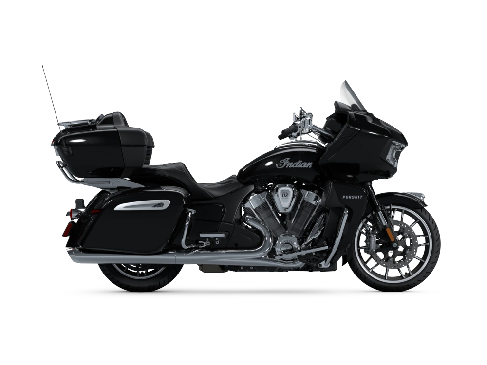 2025 Indian Motorcycle Indian Pursuit Limited Indian Pursuit Limited with 112 and Powerband Audio Package Black Metallic alt
